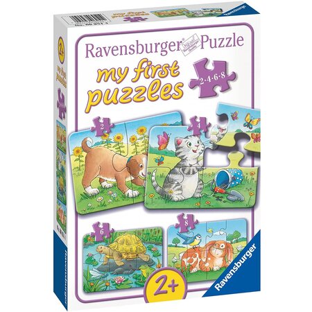 Primul meu puzzle cu animale, 2/4/6/8 piese, Ravensburger