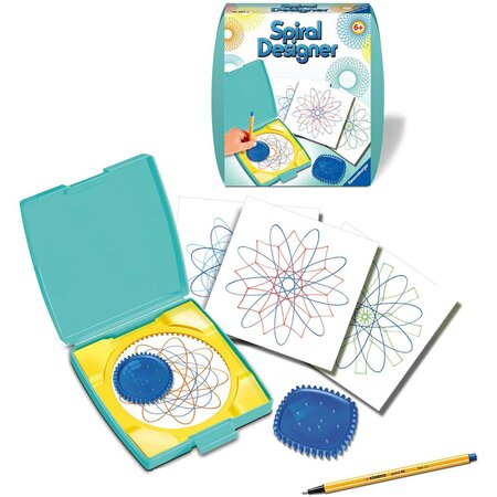Set de creatie mini spirale turcoaz, +6 ani, Ravensburger 556343
