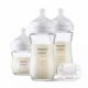 Set biberoane din sticla Philips Avent Natural Response, pentru nou-nascuti, SCD878/11, Philips 556354