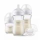 Set biberoane din sticla Philips Avent Natural Response, pentru nou-nascuti, SCD878/11, Philips 556355