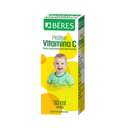 Vitamina C picaturi, Ceviton, 30 ml, Beres 556372