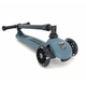 Trotineta pliabila cu roti luminoase pentru copii Highwaykick 3, Steel, 3-6 ani, Scoot and Ride 556376