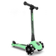 Trotineta pliabila cu roti luminoase pentru copii Highwaykick 3, Kiwi, 3-6ani, Scoot and Ride 556399