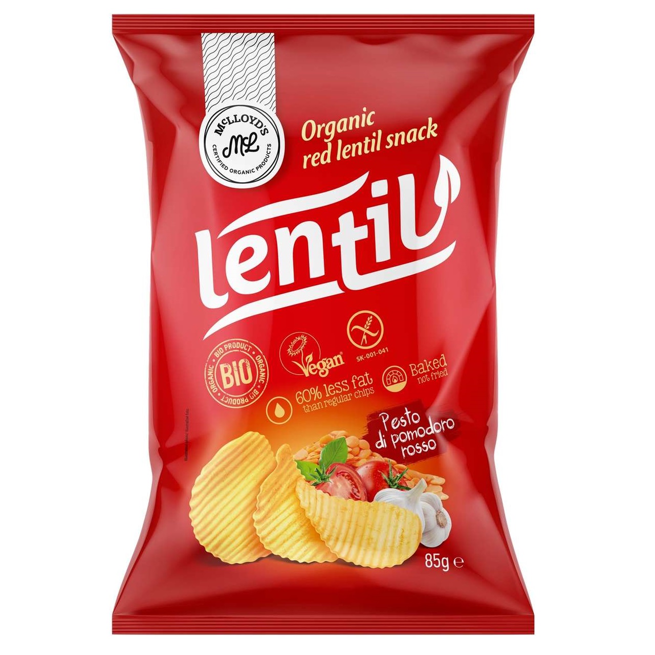 Chipsuri din Linte cu Pesto, 85 g, Mc Lloyd's