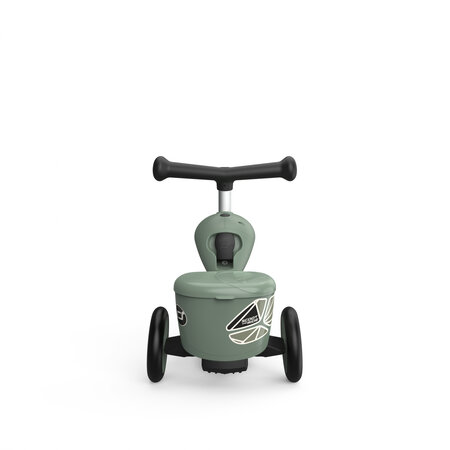 Trotineta 2 in 1 transformabila pentru copii Highwaykick 1, Greenlines, 1-5 ani, Scoot and Ride 556453