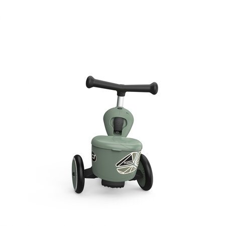 Trotineta 2 in 1 transformabila pentru copii Highwaykick 1, Greenlines, 1-5 ani, Scoot and Ride 556452