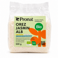 Orez Jasmin Alb Bio, 500 g, Pronat