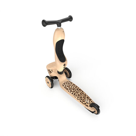 Trotineta 2 in 1 transformabila pentru copii Highwaykick 1, Leopard, 1-5ani, Scoot and Ride 556478