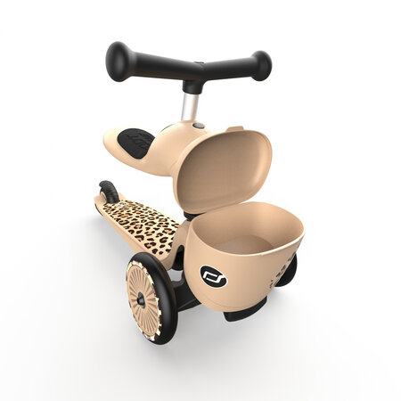 Trotineta 2 in 1 transformabila pentru copii Highwaykick 1, Leopard, 1-5ani, Scoot and Ride 556487
