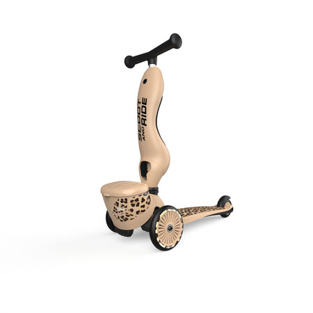 Trotineta 2 in 1 transformabila pentru copii Highwaykick 1, Leopard, 1-5ani, Scoot and Ride 556481