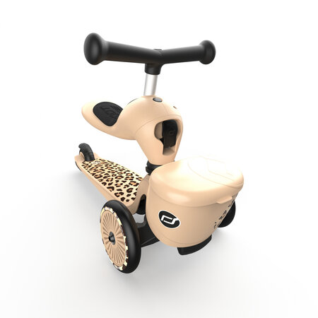 Trotineta 2 in 1 transformabila pentru copii Highwaykick 1, Leopard, 1-5ani, Scoot and Ride 556489