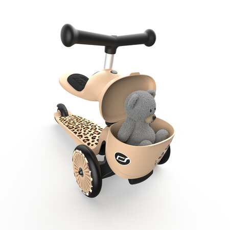 Trotineta 2 in 1 transformabila pentru copii Highwaykick 1, Leopard, 1-5ani, Scoot and Ride 556486