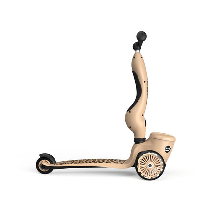 Trotineta 2 in 1 transformabila pentru copii Highwaykick 1, Leopard, 1-5ani, Scoot and Ride 556479