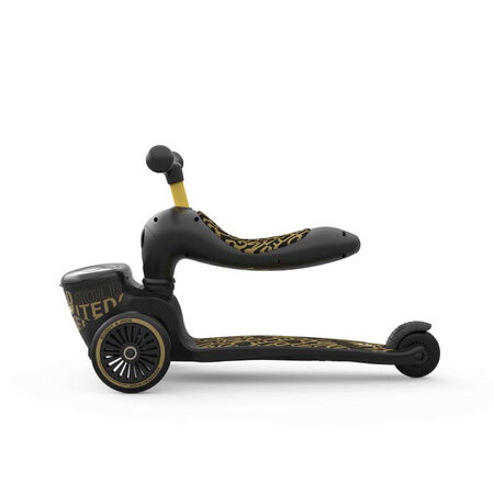 Trotineta 2 in 1 transformabila pentru copii Highwaykick 1 Lifestyle, Black Gold Limited, 1-5 ani, Scoot and Ride 556510