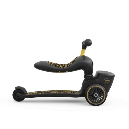 Trotineta 2 in 1 transformabila pentru copii Highwaykick 1 Lifestyle, Black Gold Limited, 1-5 ani, Scoot and Ride 556509