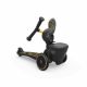 Trotineta pentru copii transformabila 2 in 1 Highwaykik 1, 1 - 5 ani, Lifestyle Black Gold Limited, Scoot & Ride 556505