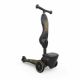 Trotineta pentru copii transformabila 2 in 1 Highwaykik 1, 1 - 5 ani, Lifestyle Black Gold Limited, Scoot & Ride 556501