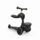 Trotineta pentru copii transformabila 2 in 1 Highwaykik 1, 1 - 5 ani, Lifestyle Black Gold Limited, Scoot & Ride 556508