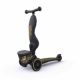 Trotineta pentru copii transformabila 2 in 1 Highwaykik 1, 1 - 5 ani, Lifestyle Black Gold Limited, Scoot & Ride 556503