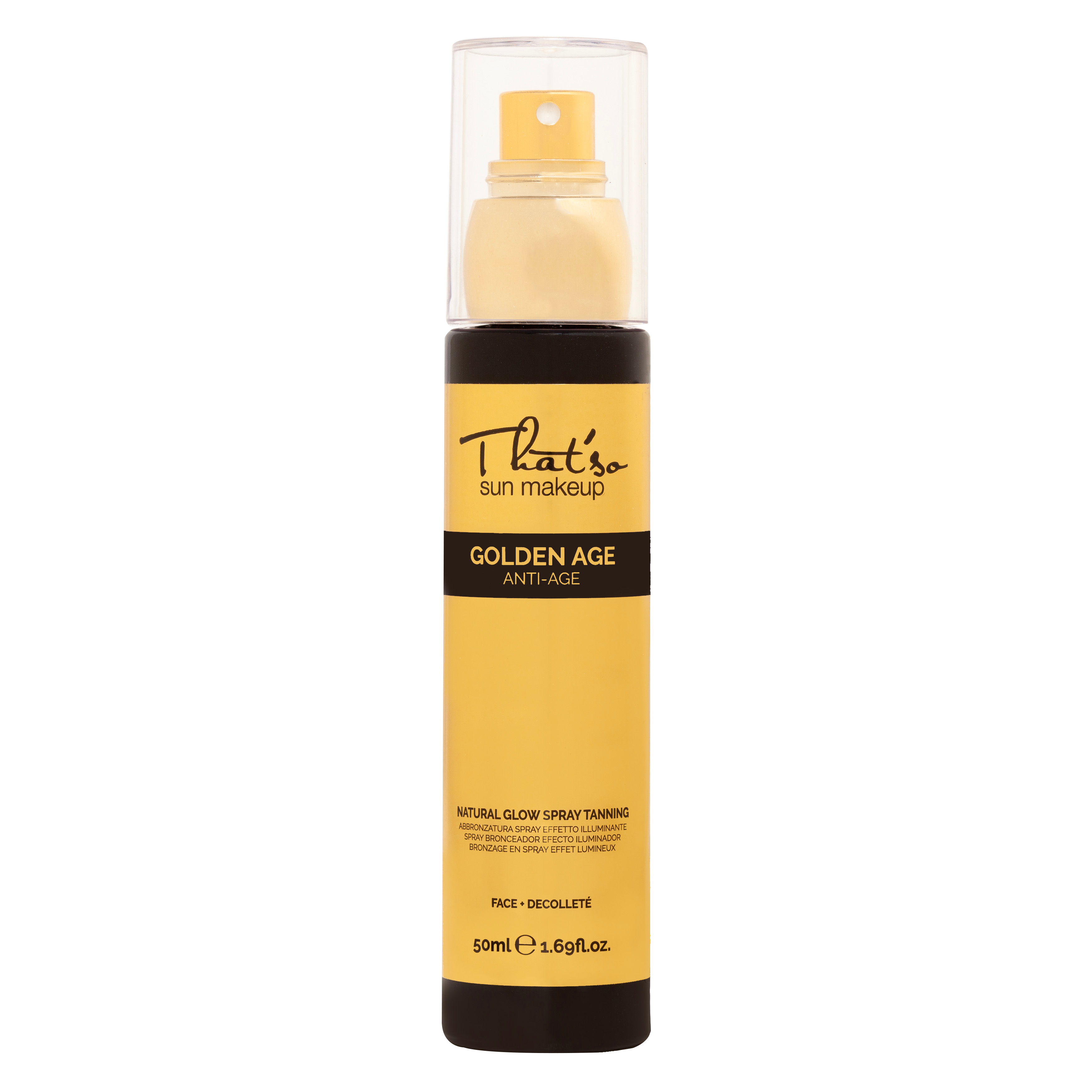 Spray autobronzant pentru fata si decolteu Golden Age, 75 ml, That'so