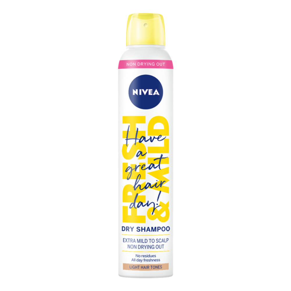 Sampon uscat pentru par blond Light Fresh & Mild, 200 ml, Nivea