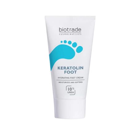 Crema hidratanta pentru picioare Keratolin Foot, 10% uree, 50 ml, Biotrade