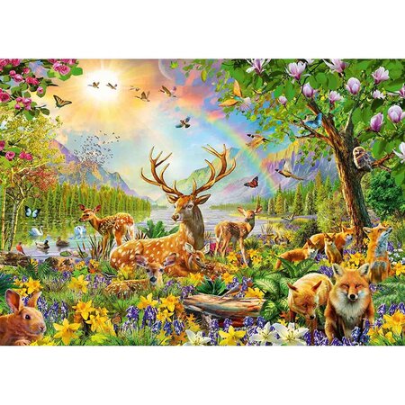 Puzzle Cerb, +8 ani, 200 piese, Ravensburger 556573