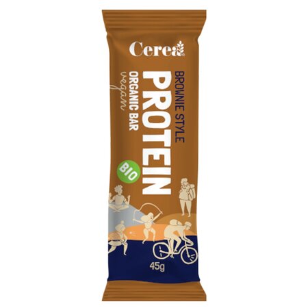 Baton proteic Bio fara gluten, Brownie