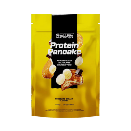 Protein Pancake cu ciocolata si banana, 1036 g, Scitec