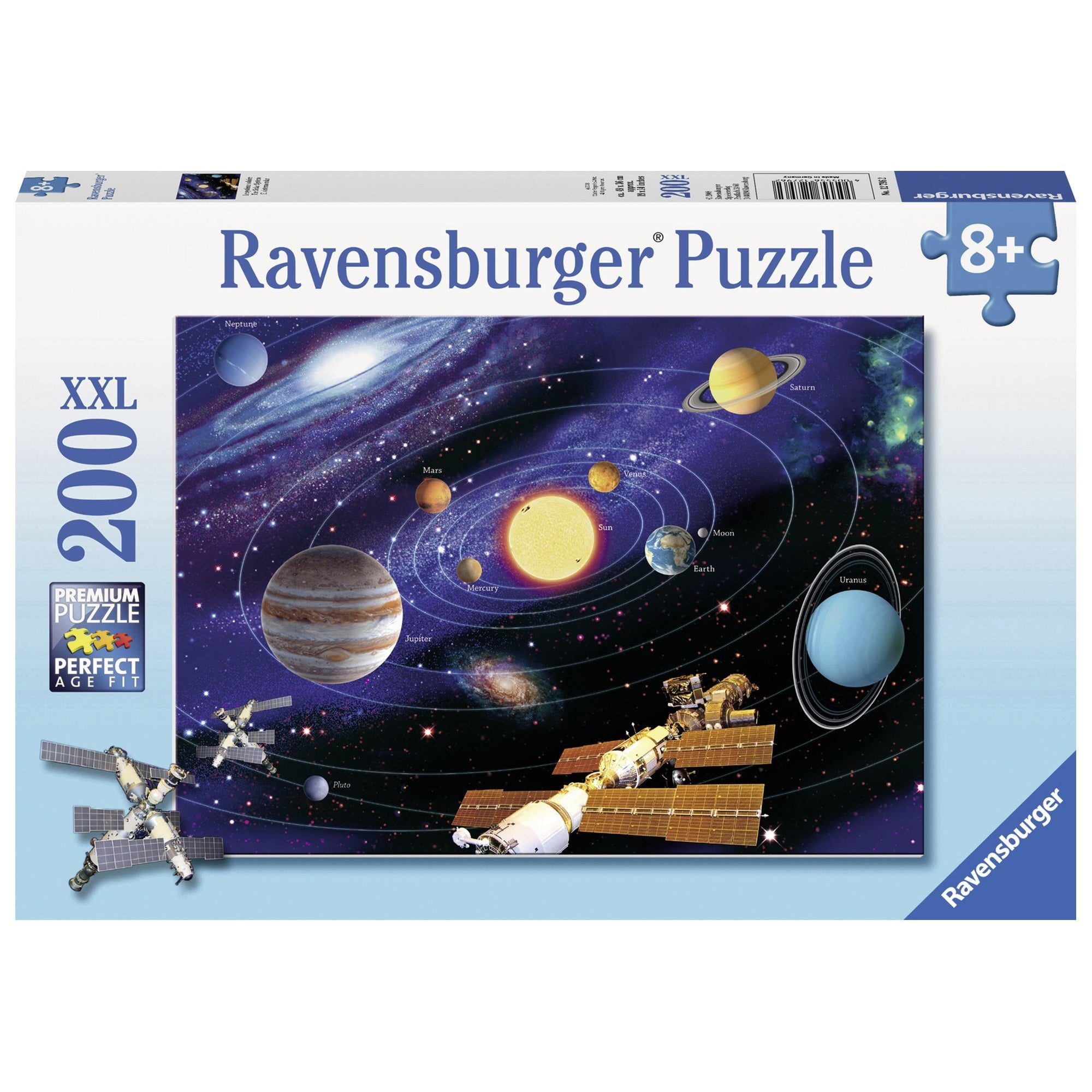 Puzzle sistemul solar, 8 ani+, 200 piese, Ravensburger