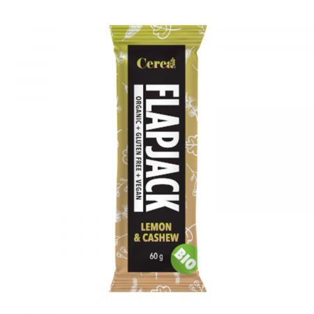 Baton Bio Flapjack cu lamaie si caju