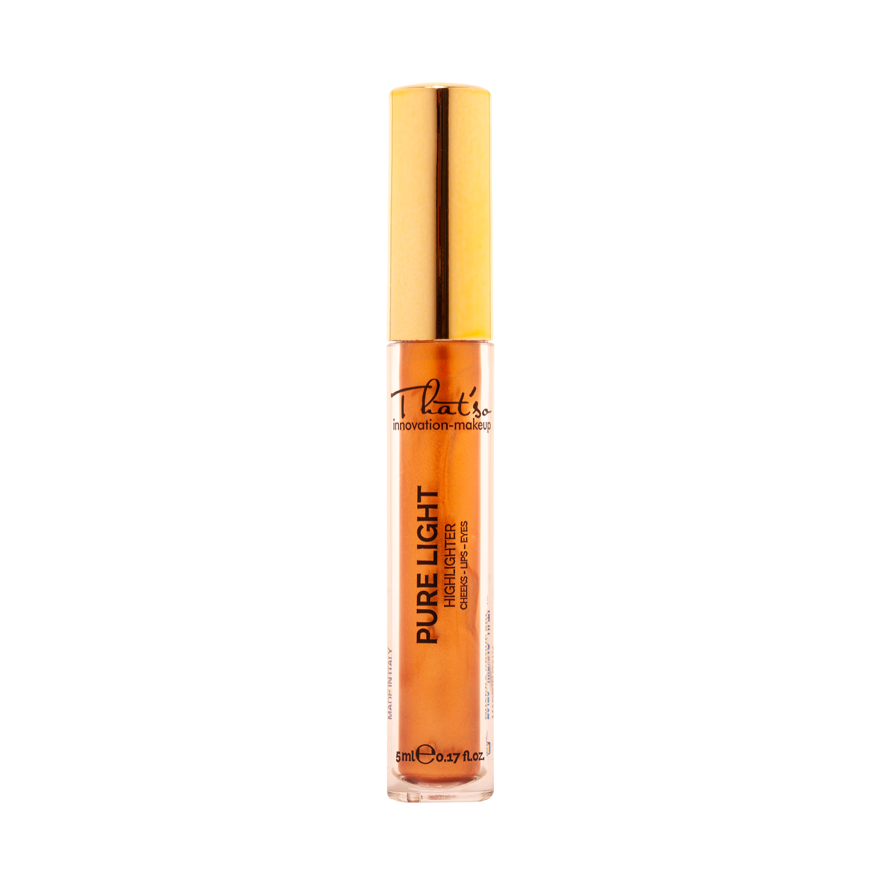 Gel lichid cu efect iluminator pentru buze si ochi Pure Light, 5 ml, That'so