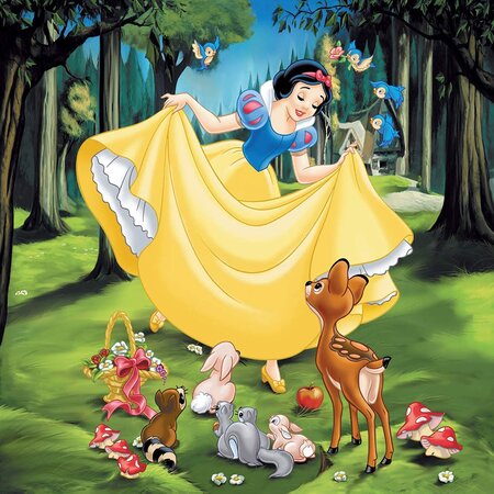 Puzzle Alba ca Zapada, Cenusareasa si Ariel, 5 ani+, 3x49 piese, Ravensburger 556763