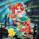 Puzzle Alba ca Zapada, Cenusareasa si Ariel, 5 ani+, 3x49 piese, Ravensburger 556766