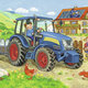 Puzzle santier in constructii si ferma, +3 ani, 2x12 piese, Ravensburger 556777