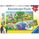 Puzzle Zoo, +3 ani, 2x12 piese, Ravensburger 556790