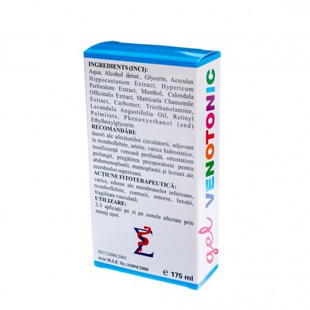 Gel Venotonic, 175 ml, Elidor 556795