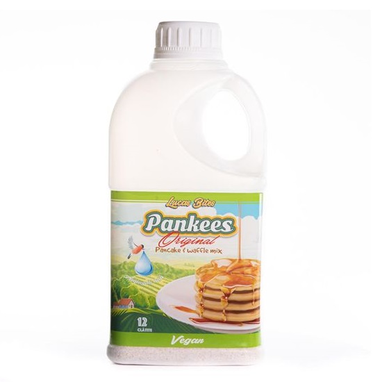 Mix de faina pentru clatite si wafe Vegan Pankees, 270 g, Lucas Bites