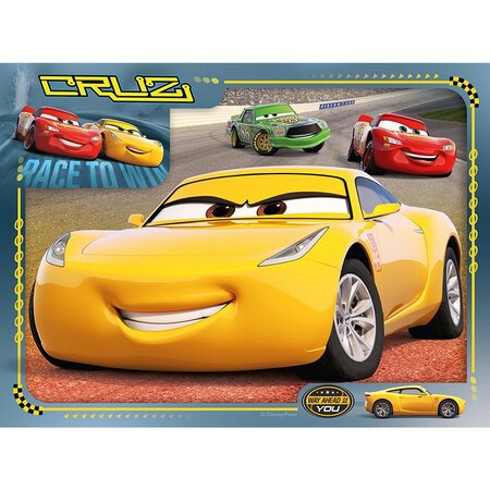 Puzzle Cars, +3 ani, 4 bucati, Ravensburger 556810
