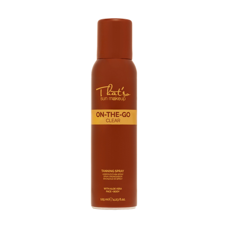 Spray autobronzant pentru fata si corp On The Go Clear, Sun Makeup, 125 ml, That'so