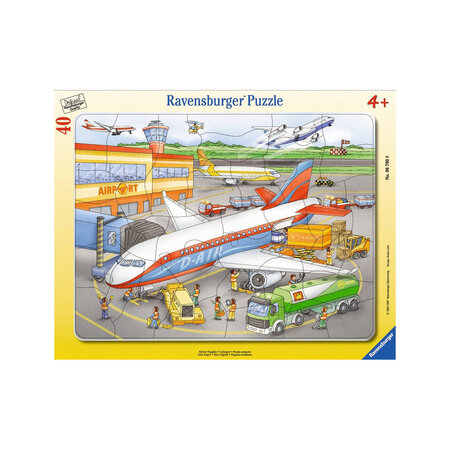 Puzzle mic aeroport, 40 piese, Ravensburger