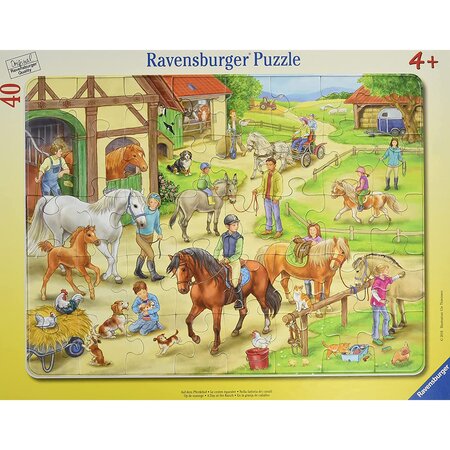 Puzzle tip rama Ferma, 40 piese, Ravensburger