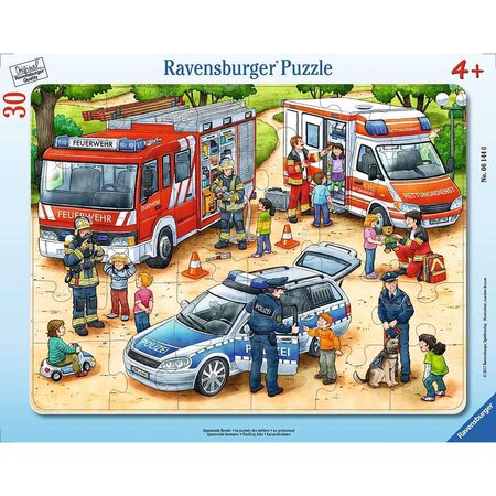 Puzzle tip rama Meserii Interesante, 30 piese, Ravensburger
