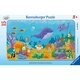 Puzzle tip rama Animalute Marine, 3 ani+,15 piese, Ravensburger 556903