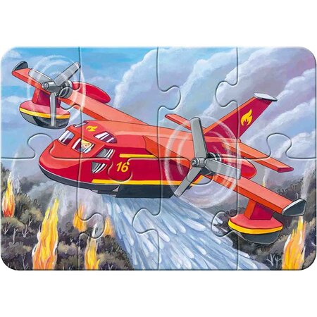 Puzzle Vehicule de Urgenta, +2 ani, 4 bucati, Ravensburger 556909