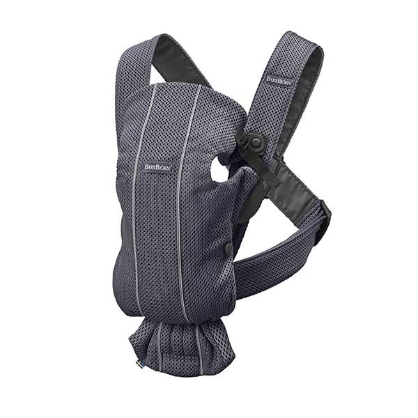 Marsupiu anatomic Mini, 0-2 ani, Anthrachite, BabyBjorn