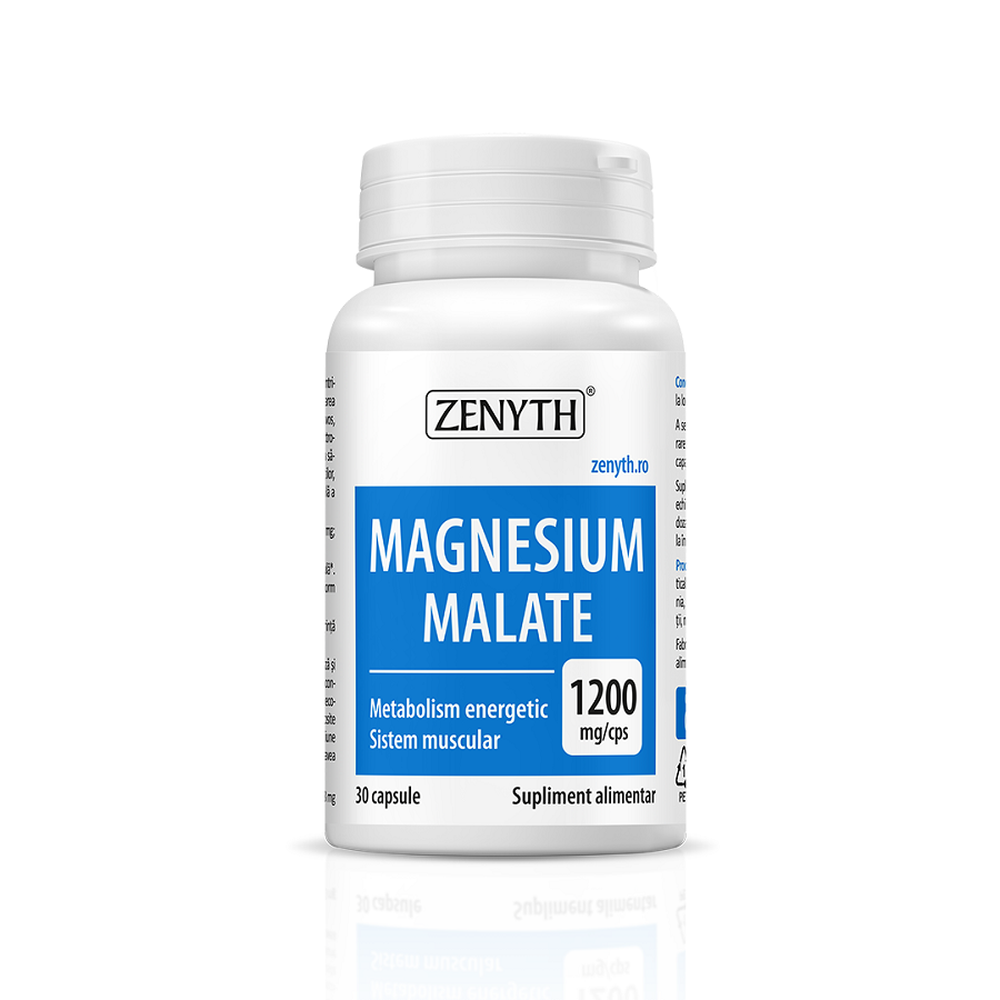 Magnesium Malate, 1200 mg, 30 capsule, Zenyth