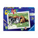 Pictura pe numere Catelus si Pisicuta, +7 ani, Ravensburger 556994