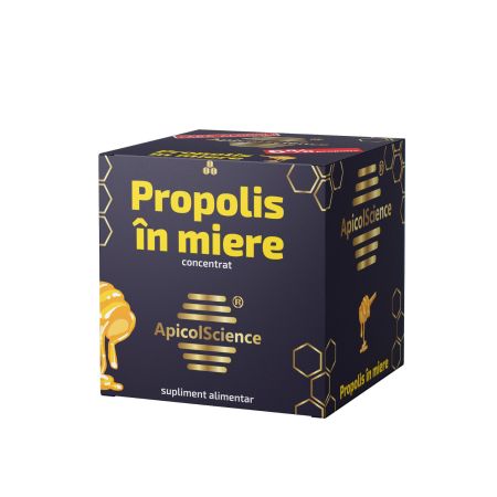 Propolis in miere, 120 gr, ApicolScience