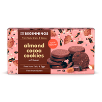 Cookies cu Migdale si Cacao fara gluten, 80 g, The Beginnings